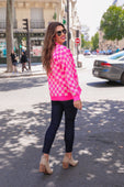 PREORDER-Reality Check Checkered Cardigan