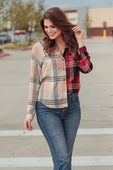 PREORDER-Shades Of Fall Plaid Button Up Top