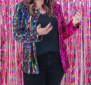 PREORDER-Stay Stunning Sequin Blazer