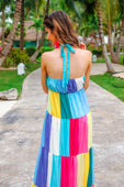 Summer Joy Colorblock Maxi Dress - Jess Lea Boutique