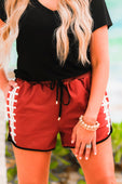 PREORDER-Touchdown Drawstring Everyday Shorts