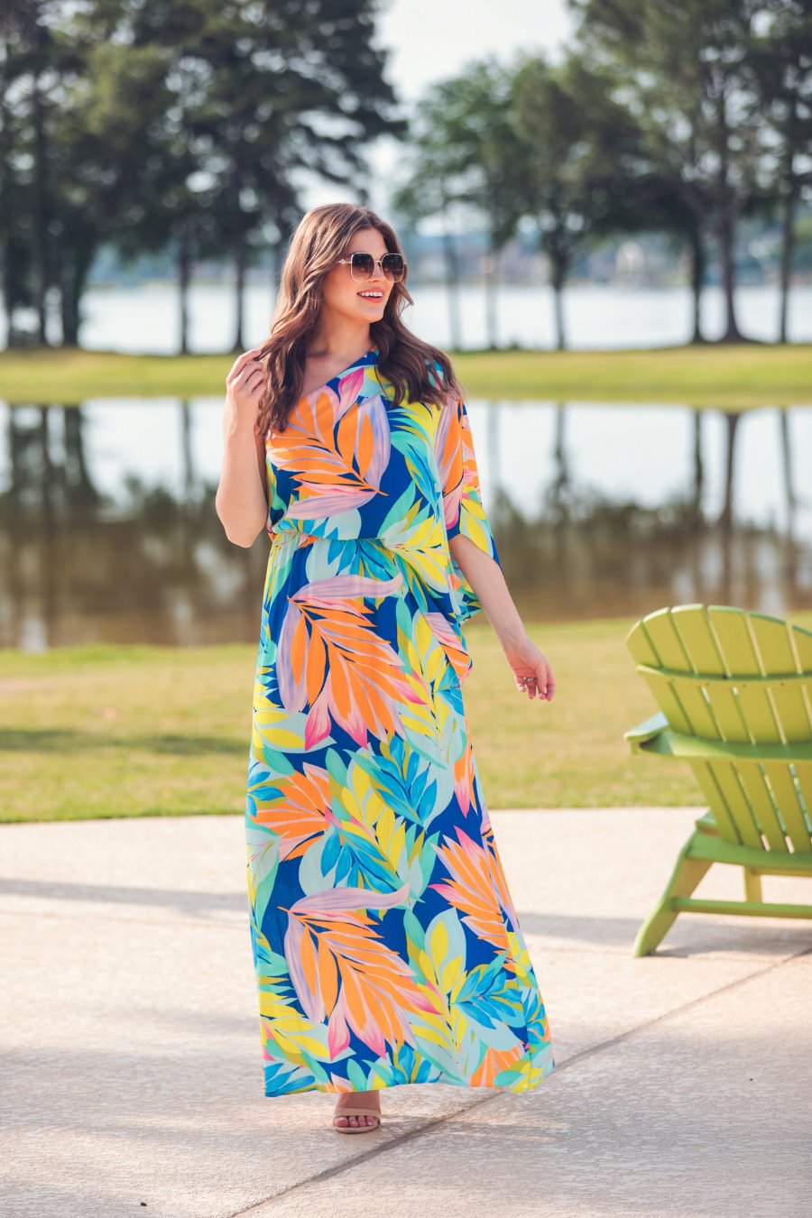 Tropical Waters Maxi Dress