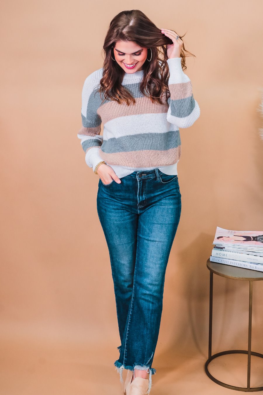 PREORDER-Vermont Striped Sweater