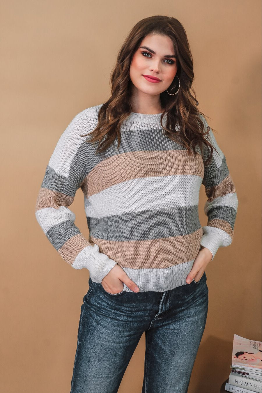 PREORDER-Vermont Striped Sweater