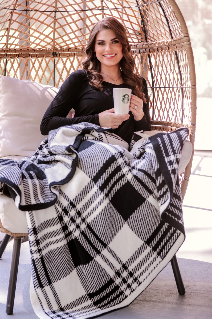 Winter Rush Plaid Blanket