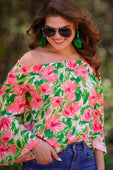 Raelynn Floral Off The Shoulder Top - Jess Lea Boutique