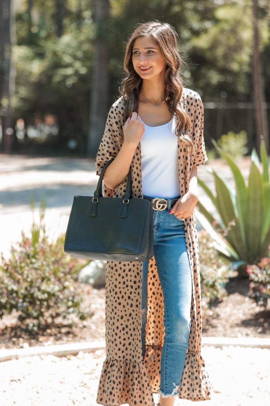 Remi Animal Print Duster-PREORDER