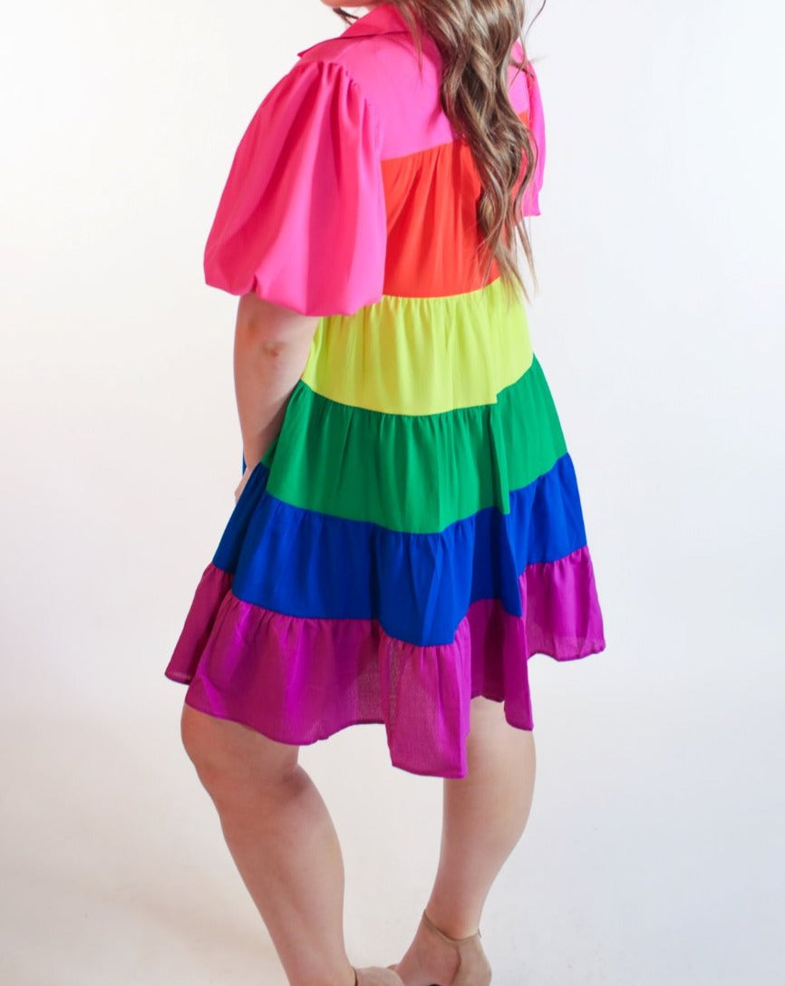 Riley Rainbow Dress