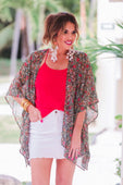 Room To Bloom Floral Kimono - Jess Lea Boutique