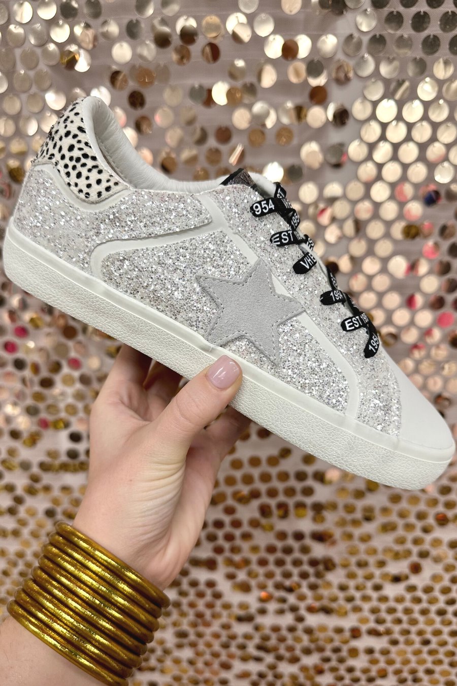 Styling Glitter Sneakers for Casual Outings