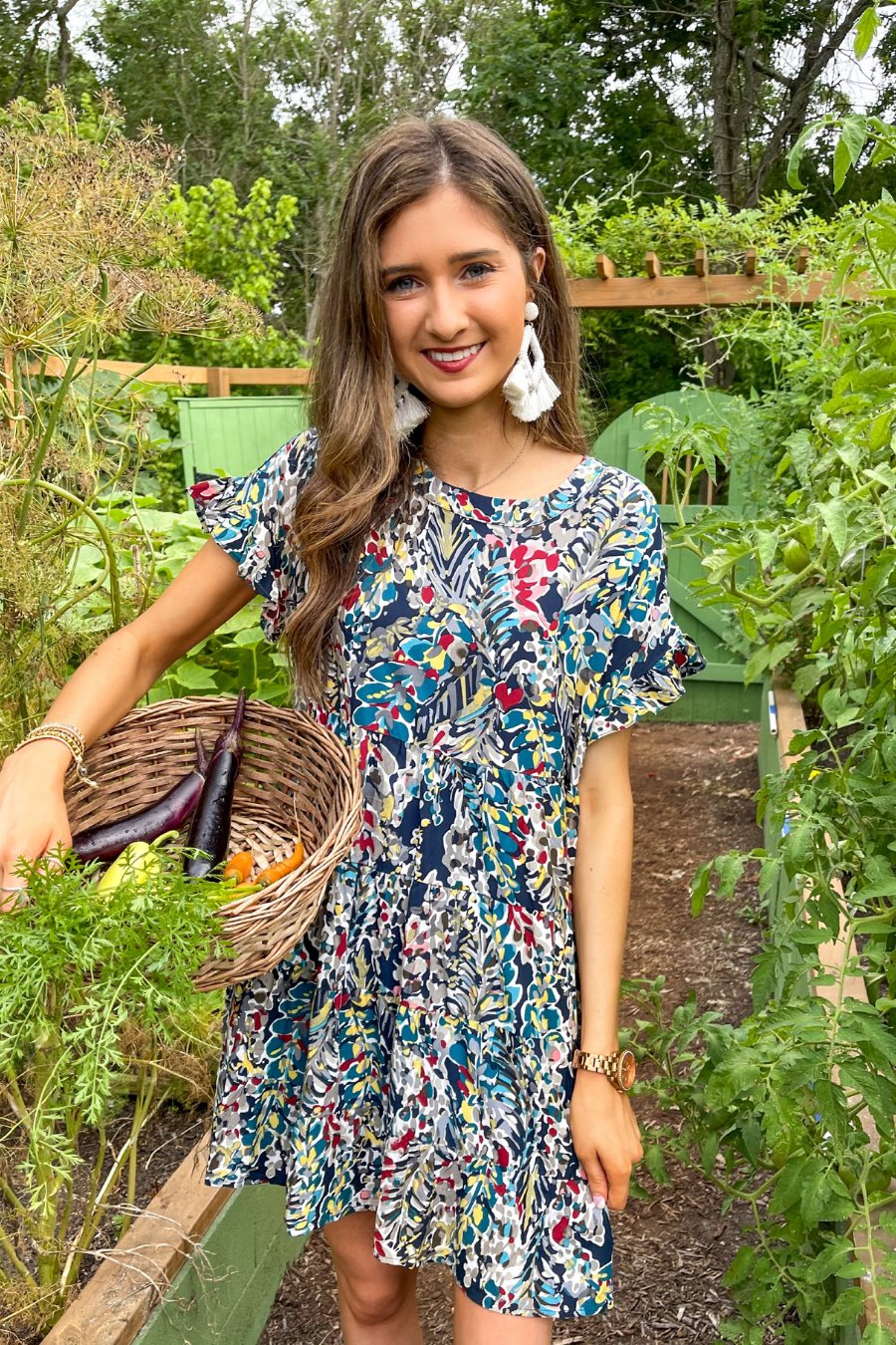 Secret Garden Floral Babydoll Dress - Jess Lea Boutique