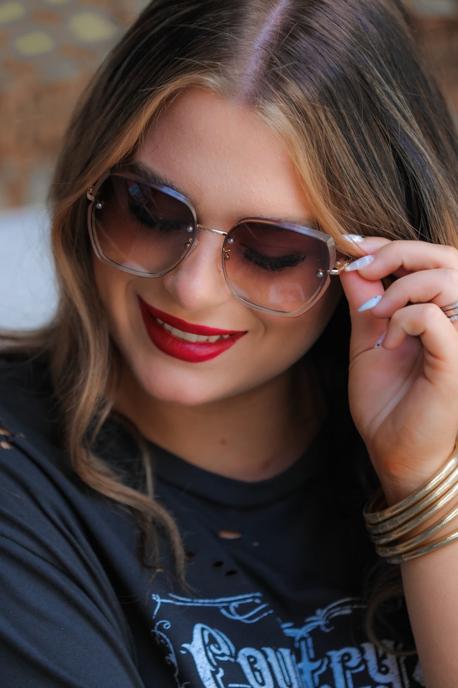 Setting Trends Chain Sunglasses - Jess Lea Boutique