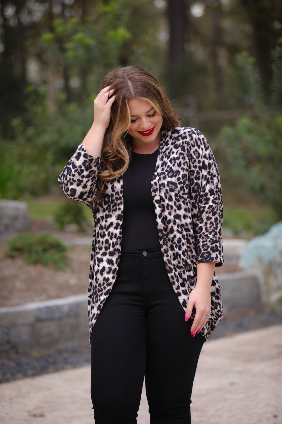 Sierra Cocoon Leopard Cardigan - Jess Lea Boutique