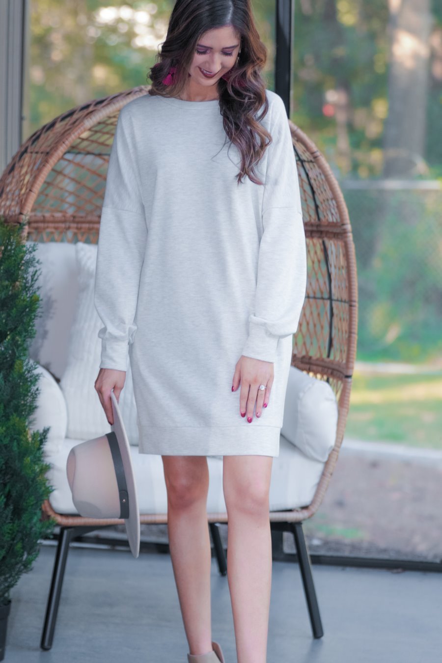 Smoky Mountains Sweatshirt Dress - Jess Lea Boutique
