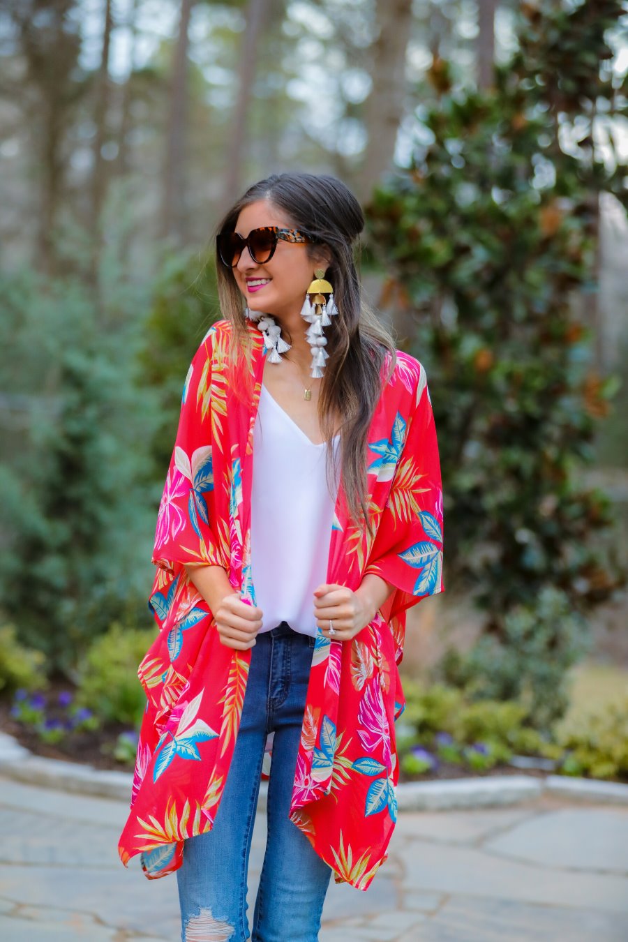 Somewhere Tropical Kimono - Jess Lea Boutique