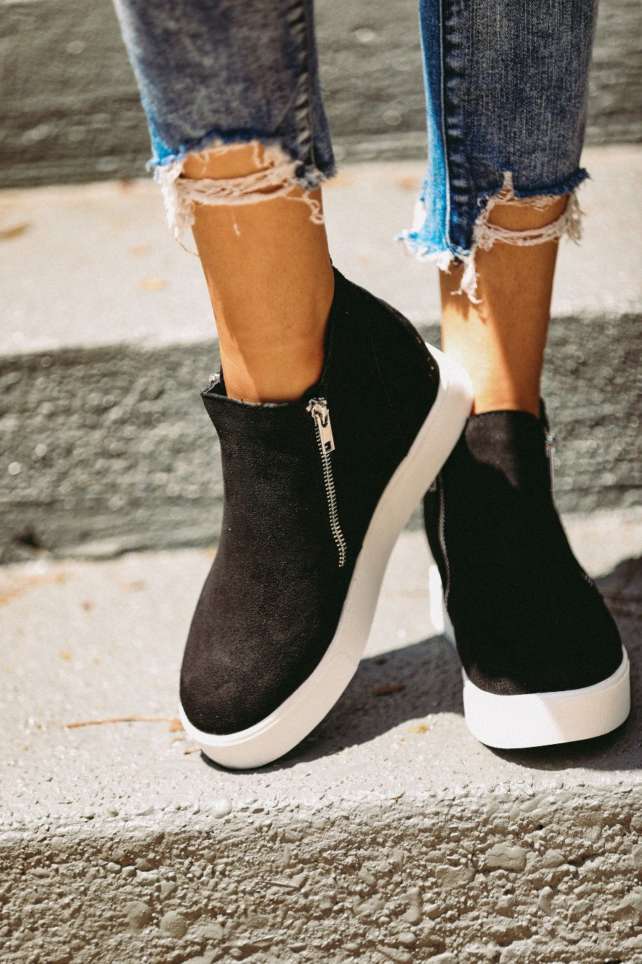 Sporty Spice Wedge Sneakers