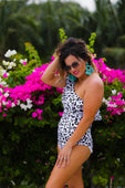 Spotted In Paradise One Shoulder Swimsuit - Jess Lea Boutique