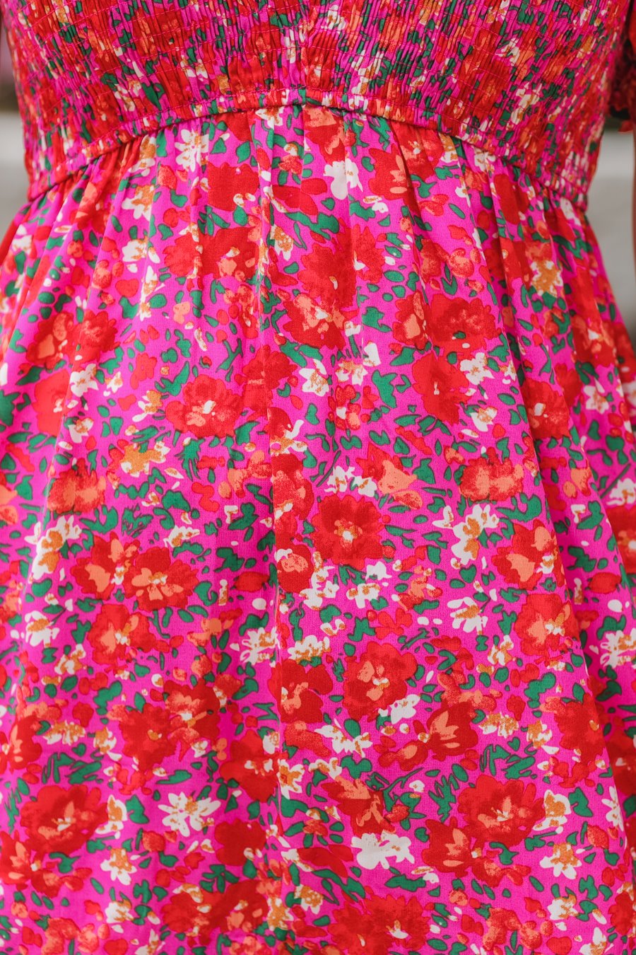 Sprinkle In Sass Floral Smock Dress - Jess Lea Boutique