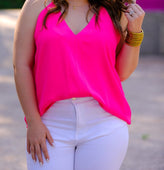 Taytum V-Neck Cami - Jess Lea Boutique