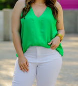 Taytum V-Neck Cami - Jess Lea Boutique