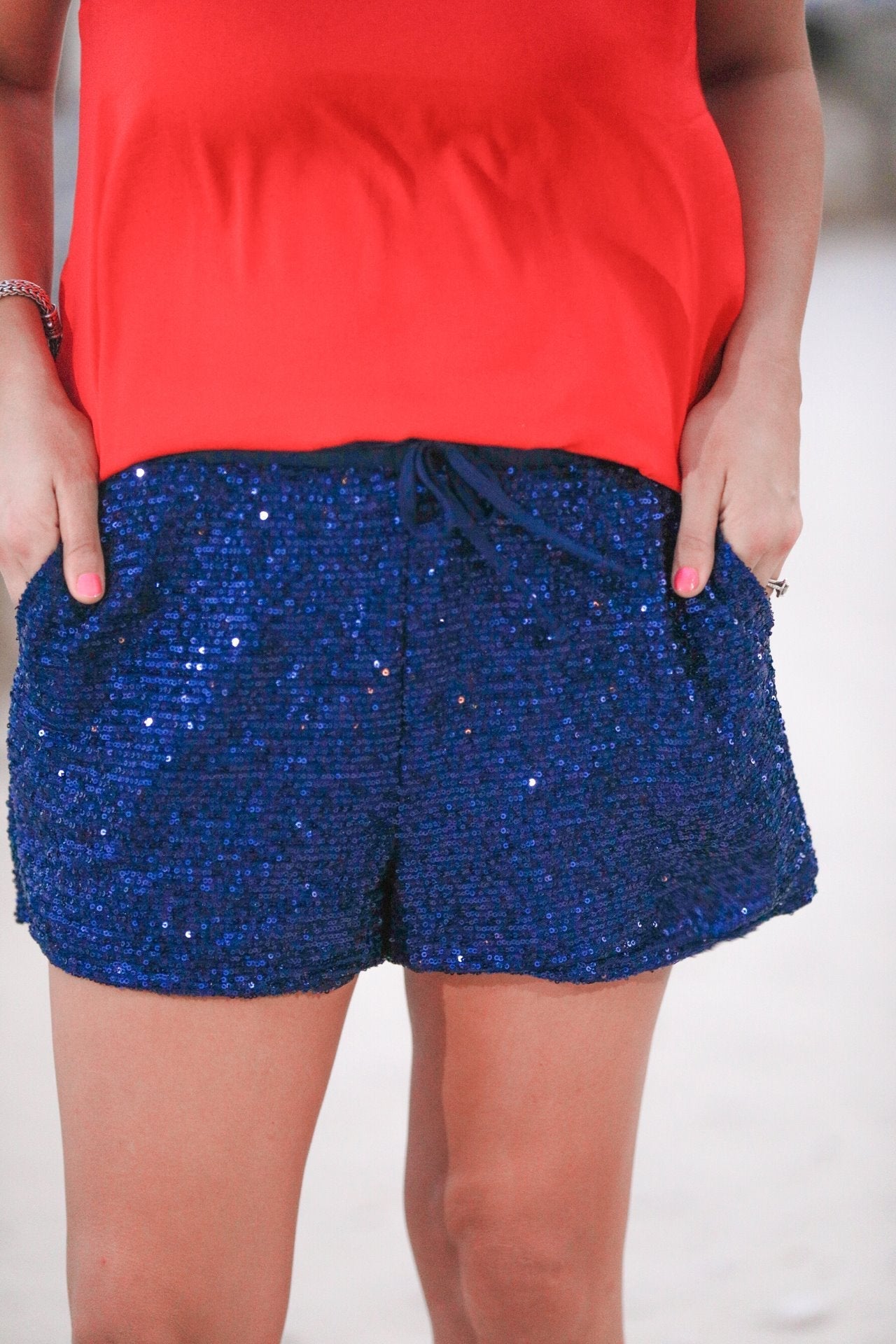 Glitter shorts h deals